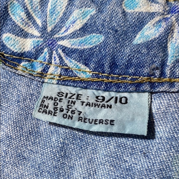 Vintage 90’s LONDONJEAN Blue and Green Skorts with Floral Pattern - Picture 5 of 8